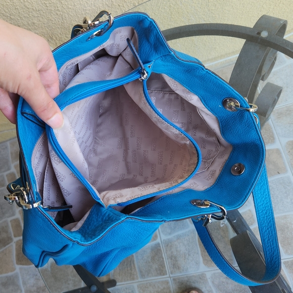 Michael Kors fulton chain summer blue shoulder bag - Picture 15 of 16